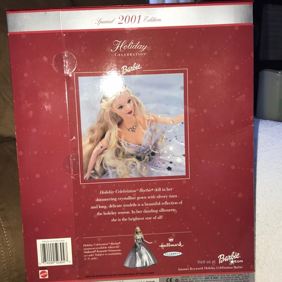2001 Special Edition Holiday Celebration Barbie - Picture 4 of 6